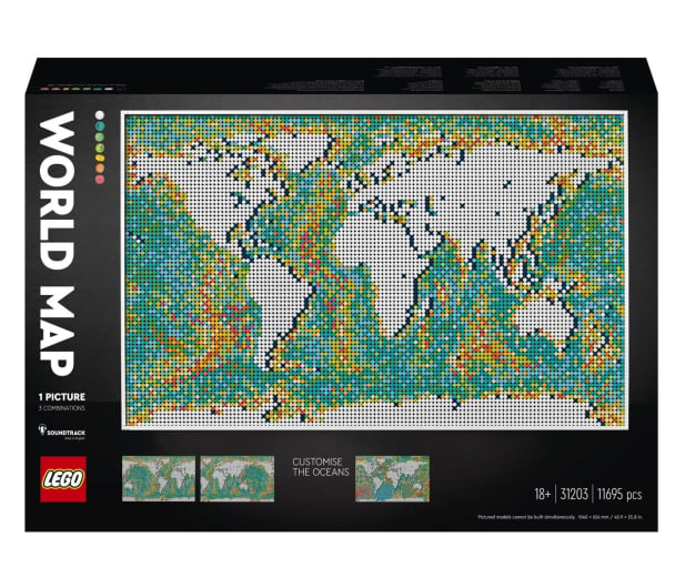 LEGO ART 31203 Mapa świata - 1022657 - zdjęcie